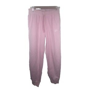 NIKE Women's Sportswear Fleece Joggers, Sz Small Pink hip hop lounge